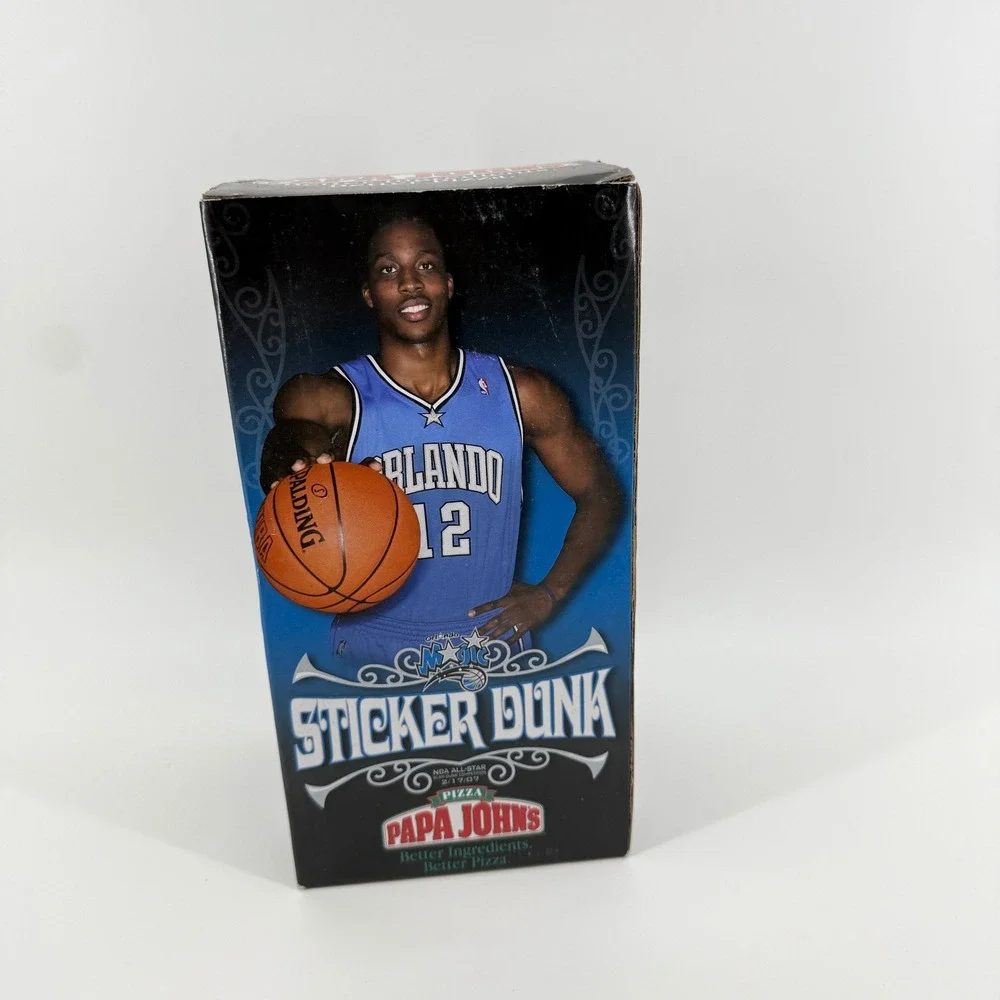 Dwight Howard Orlando Magic Sticker Dunk Papa John's Pizza NBA Collectible